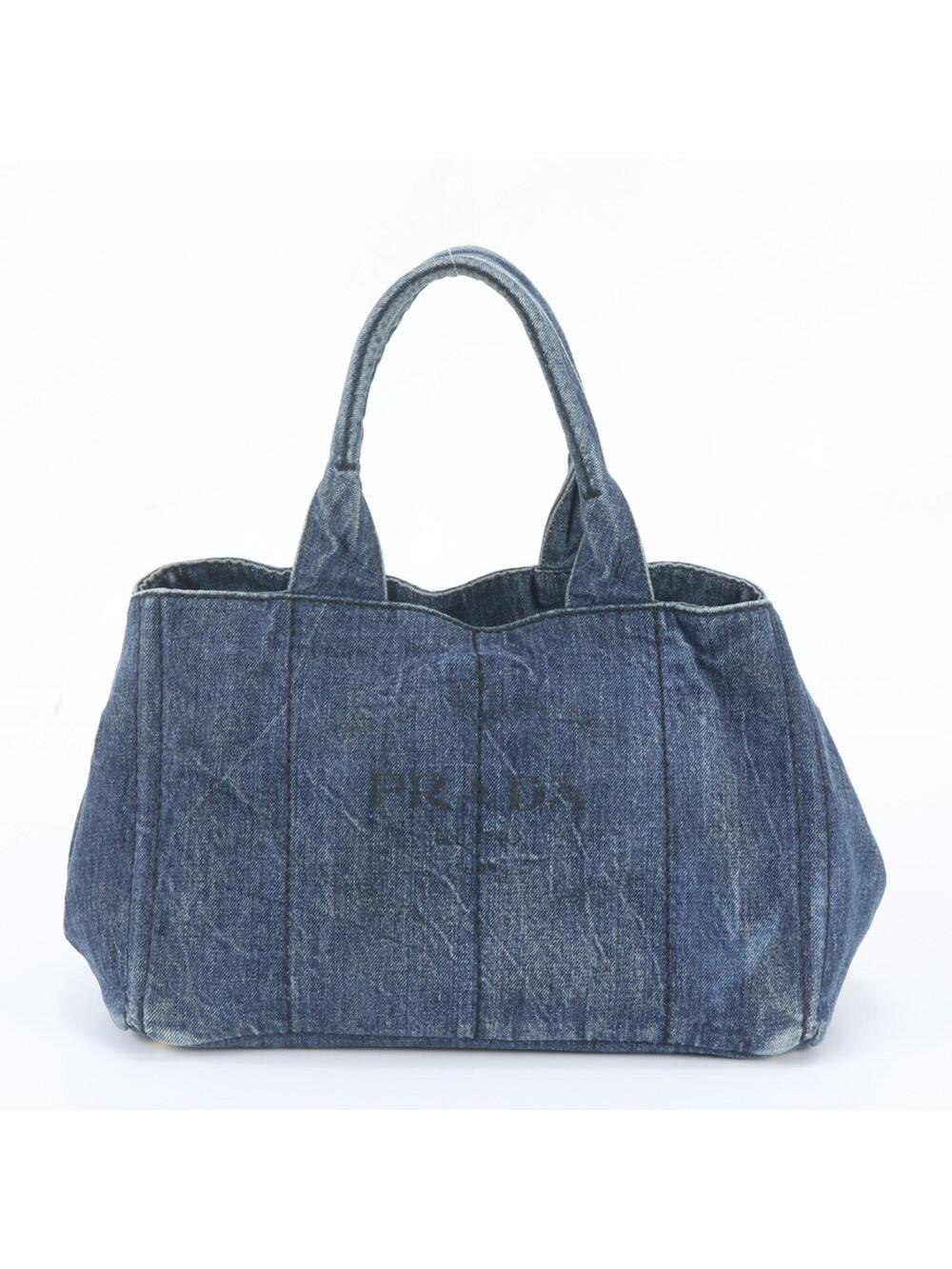 Prada Canapa Tote Denim Large #369502P63B